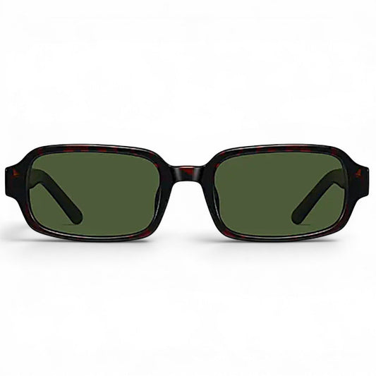 nadaraty eyewear Horus Dante h188 sunglasses with tortoise shell acetate frame and green lenses.