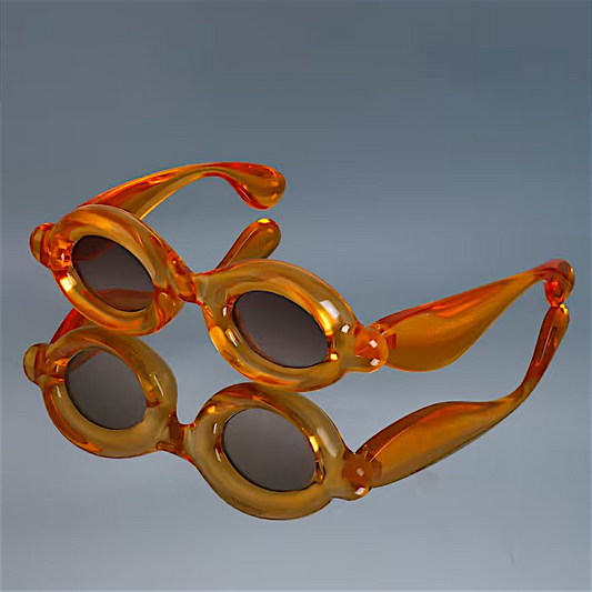 Bubble round orange
