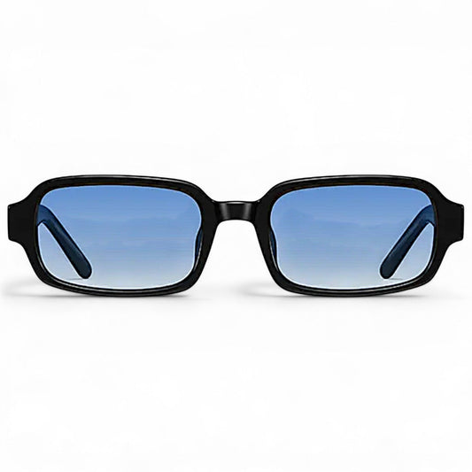 nadaraty eyewear Horus Dante h188 black acetate sunglasses with gradient blue lenses