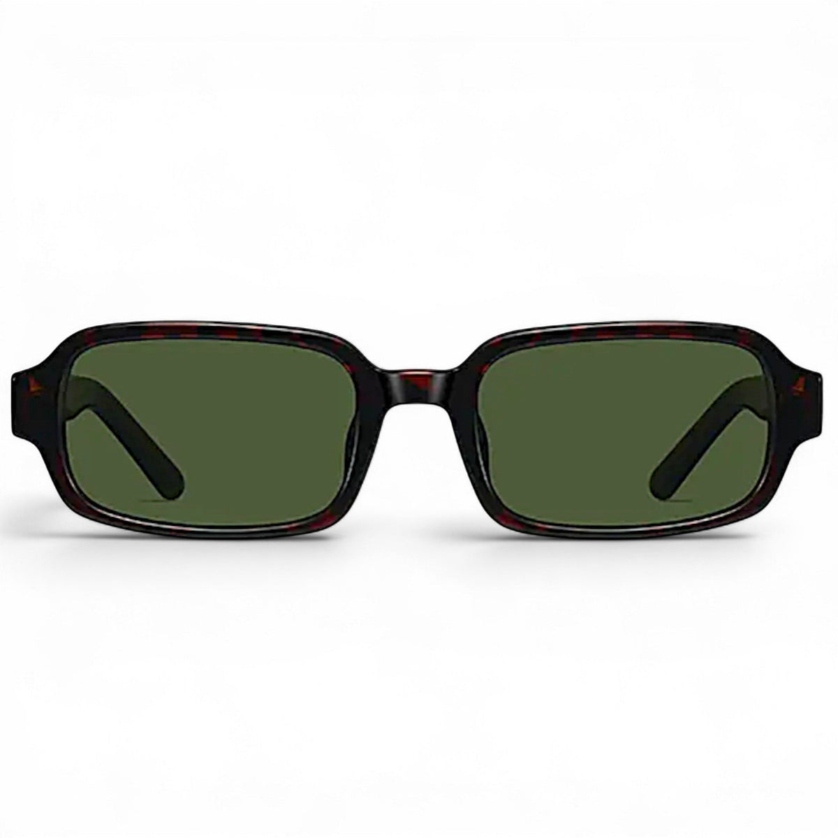 nadaraty eyewear Horus Dante h188 sunglasses with tortoise shell acetate frame and green lenses.