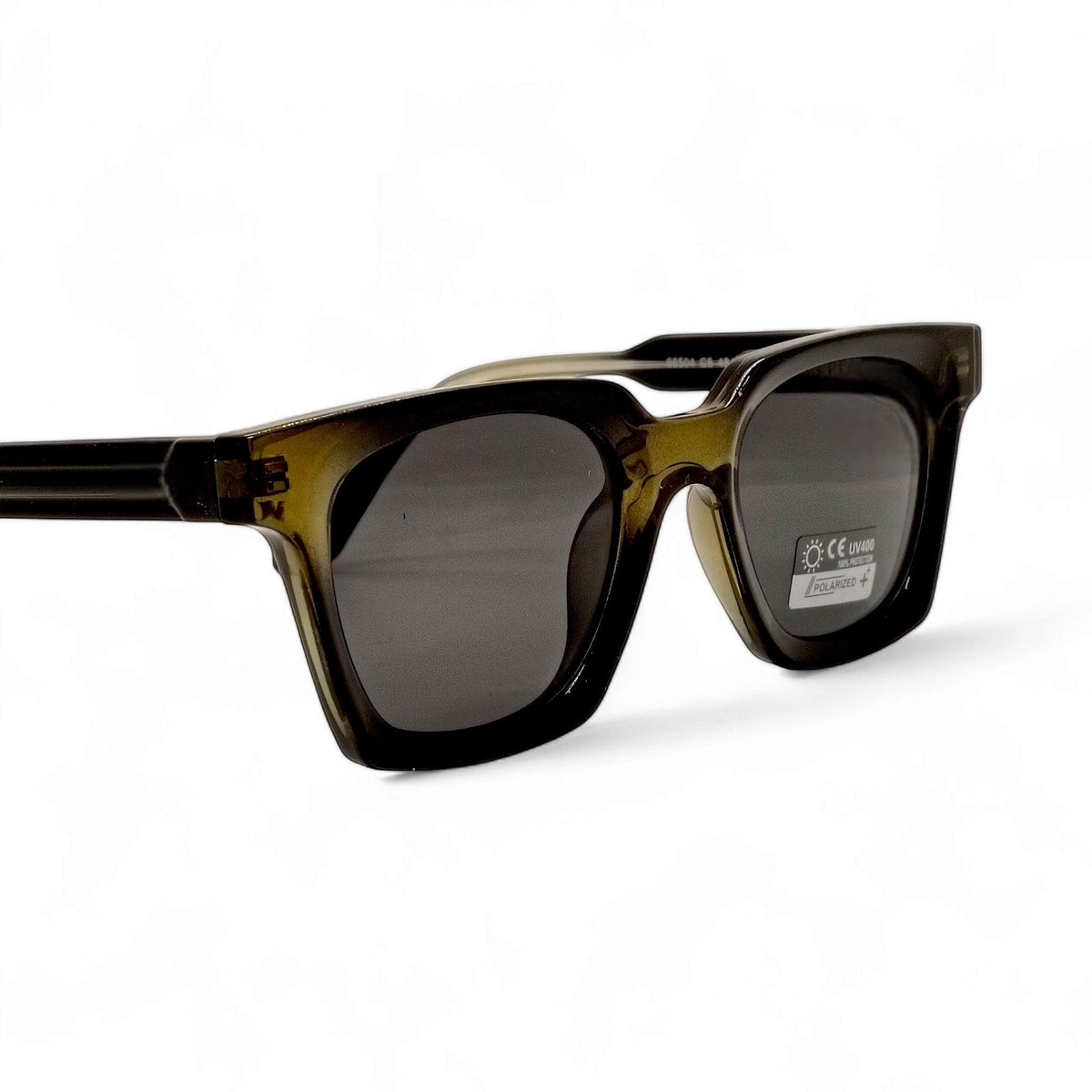 nadaraty eyewear Horus Eddie H 131 olive green acetate square polarized sunglasses