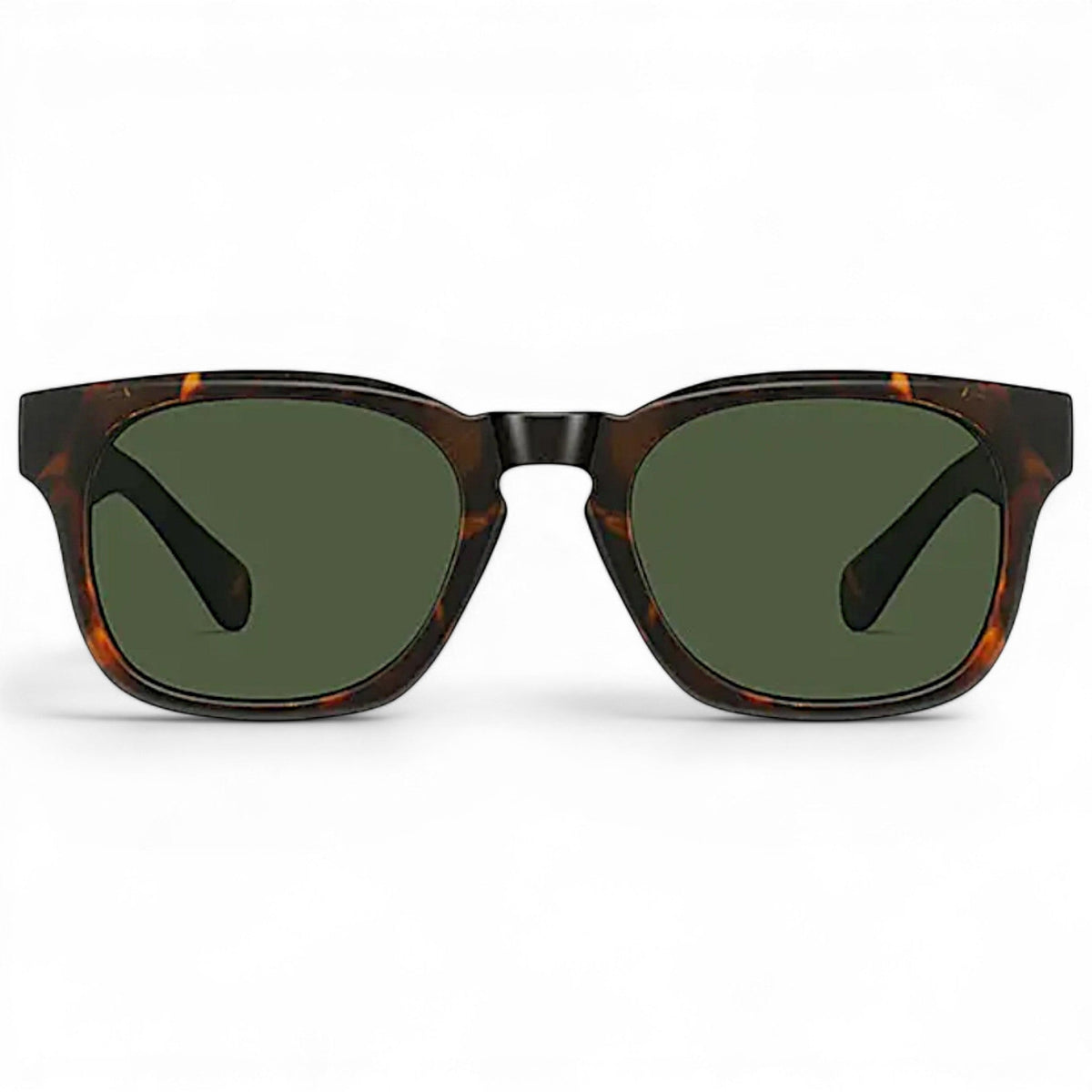 nadaraty eyewear Horus Enzo H 160 square tortoise shell sunglasses with green lenses