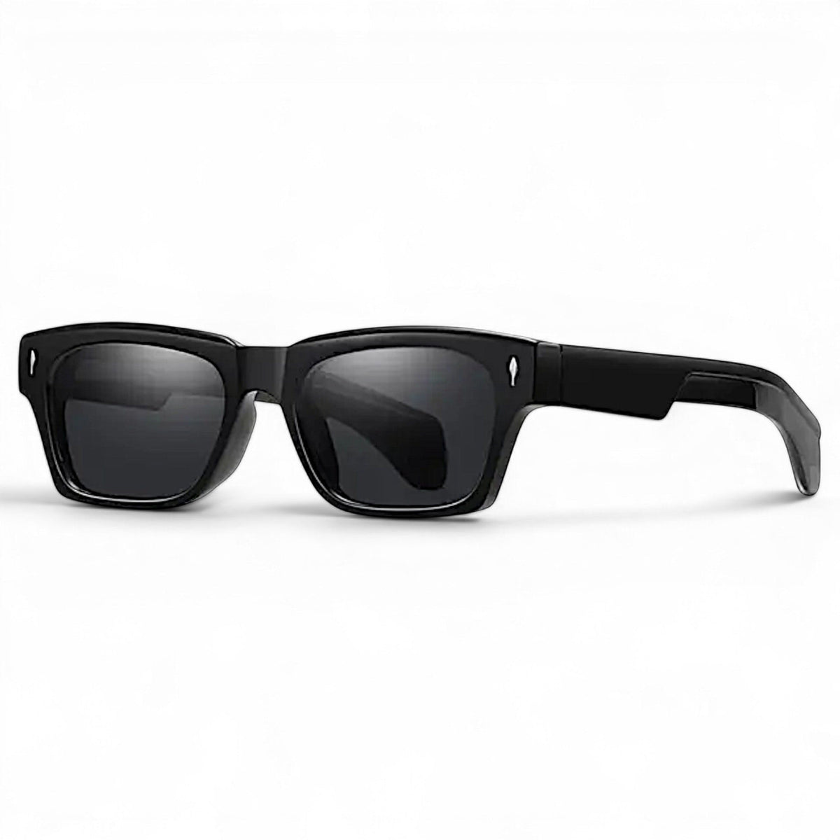nadaraty eyewear Horus Oryx H 140 black acetate square-frame sunglasses with dark lenses.