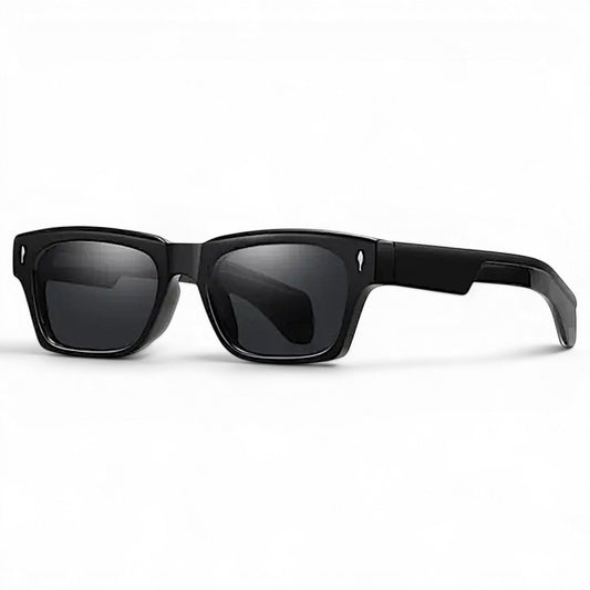 nadaraty eyewear Horus Oryx H 140 black acetate square-frame sunglasses with dark lenses.