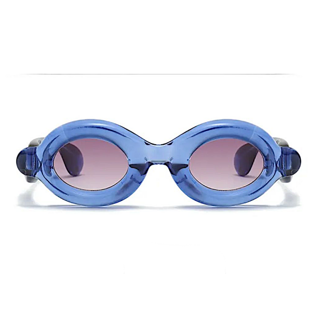 Bubble round blue