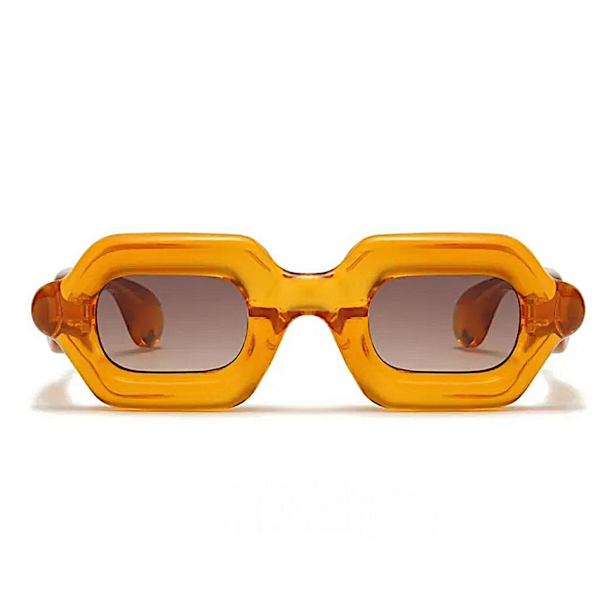 Bubble square orange
